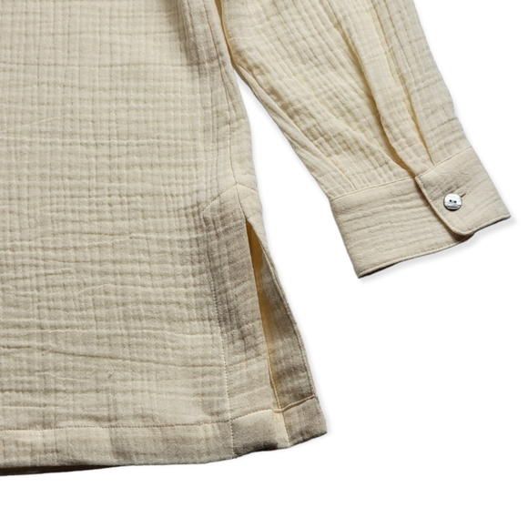 Soft Surroundings Key Biscayne Gauze Popover Blouse - Picture 6 of 9